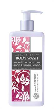 rareEssence Aromatherapy <br> Rose & Sandalwood Body Wash